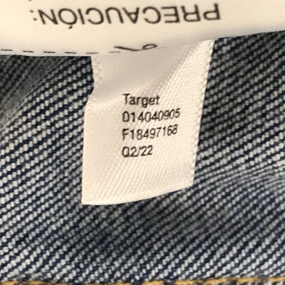 Universal Thread High Rise Skinny Patched Jeans Women's Size 00 / 24R Stretch - Picture 14 of 14